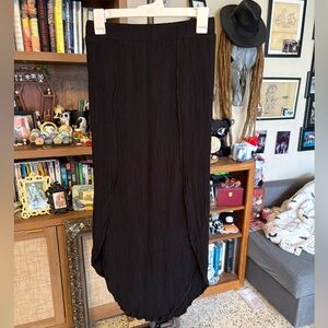 Joe B Black High Double Slit Skirt